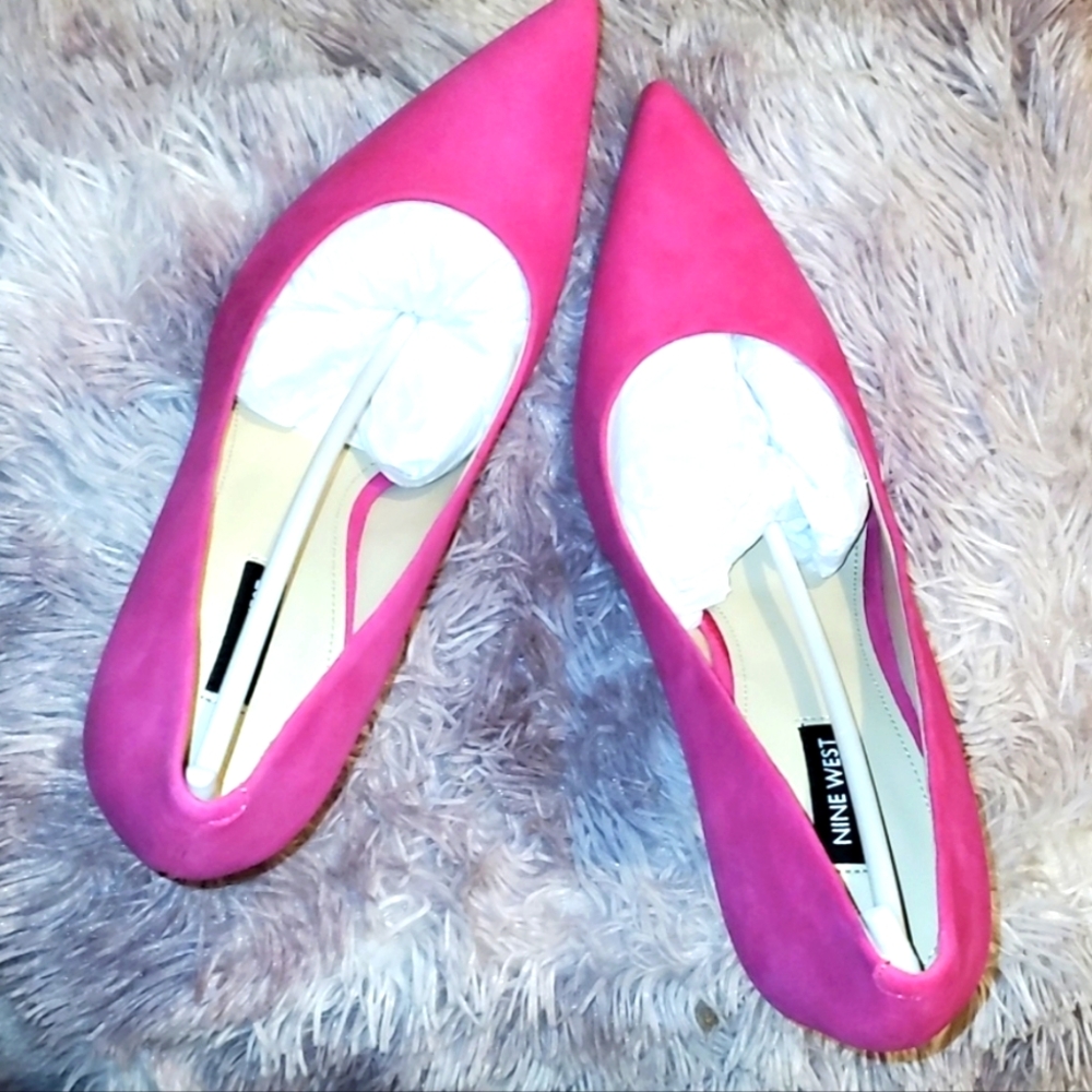 Pink Nine West heels 10 5